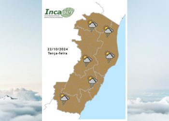 Veja como fica o tempo em Colatina nesta terça (22) - Foto: Incaper