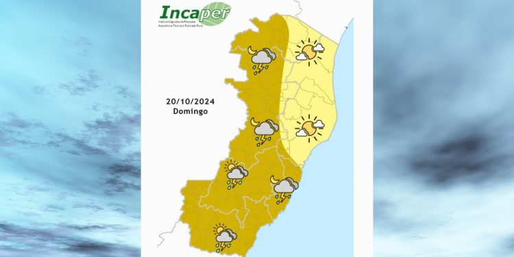 Confira a previsão do tempo para o ES neste neste domingo - Foto: Incaper