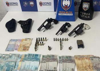 Idoso é detido por armazenar armas para traficantes em Colatina - Foto: PMES