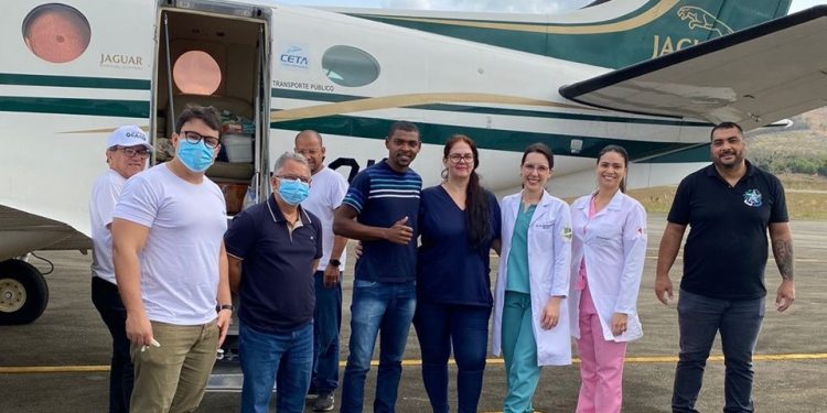 Paciente com AVC é transferido de Baixo Guandu para o Piauí em ação conjunta entre estados - Foto: Sesa