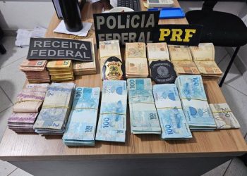R$ 5 milhões apreendidos em operação contra contrabando de cigarros no ES - Foto: PF/Divulgação