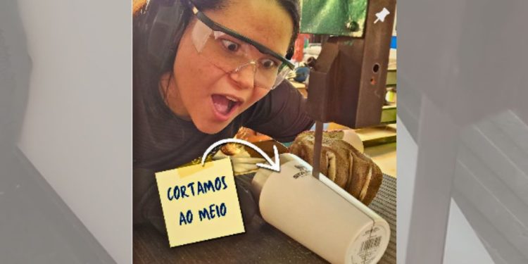 Você sabe o que tem dentro de um copo Stanley? Aluna do Ifes revela tudo em vídeo viral - Foto: Reprodução