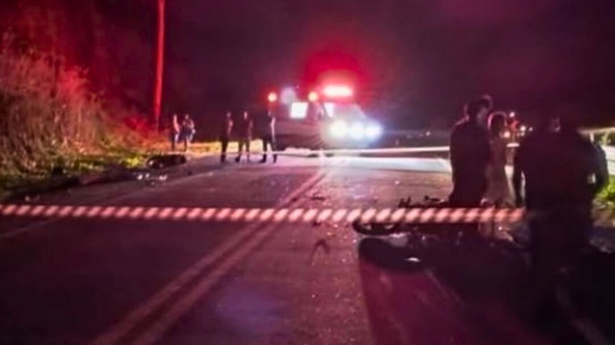 Dois motociclistas morrem em acidente na ES-164, em Pancas - Foto: Rede Social