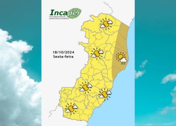 Veja previsão do tempo para esta Sexta-feira, (18/10) - Foto: Incaper