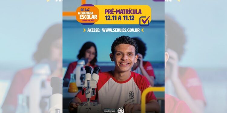 Começa nesta terça-feira (12) o período da Pré-Matrícula para a Rede Estadual de ensino - Foto: Sedu