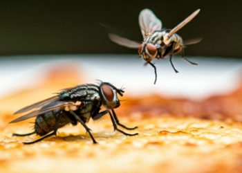 Moscas na comida: uma ameaça invisível à sua saúde - Foto: Reprodução