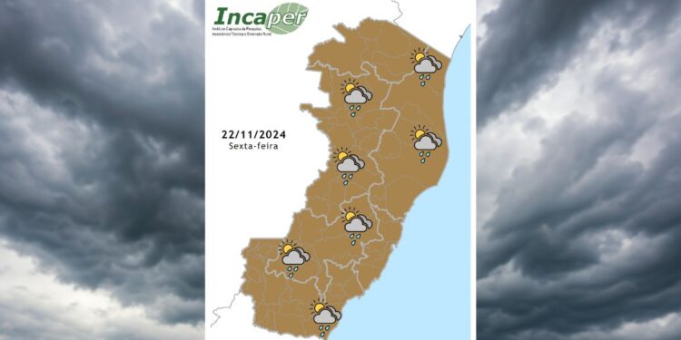 Veja como fica o tempo no ES e Colatina nesta sexta-feira (22) - Foto: Incaper