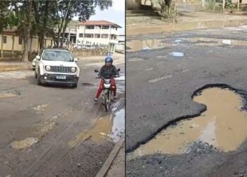 Obra de macrodrenagem avança na Rodovia do Café, em Colatina, mas transtornos persistem - Foto: Rede Social