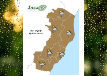 Veja como fica o tempo no ES e Colatina nesta quinta (14) - Foto: Incaper