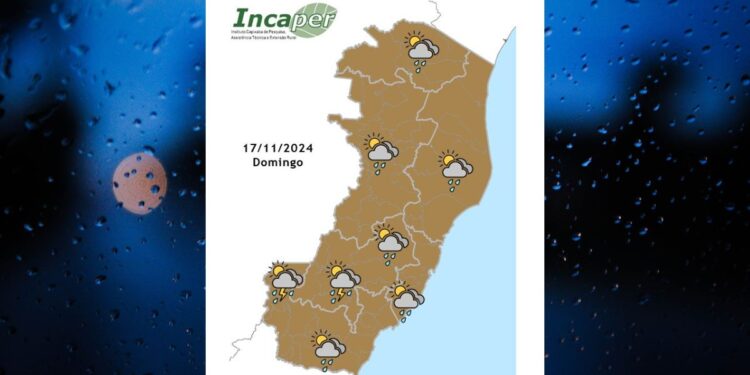Previsão do tempo para o ES e Colatina neste (17) - Foto: Incaper