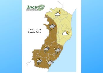 Previsão do tempo para o ES e Colatina nesta quarta (12)