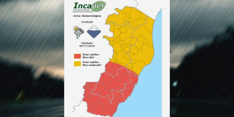 Veja previsão do tempo para sábado (9) no ES e Colatina