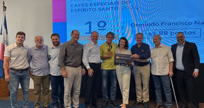 Produtor de Santa Teresa é destaque no Prêmio de Cafés Especiais do Espírito Santo - Foto: Mateus Fonseca - Secom-ES