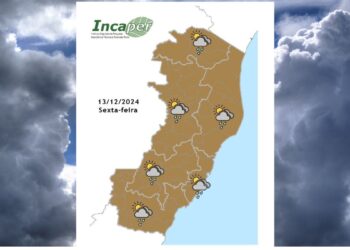 Confira com fica o tempo no ES e Colatina nesta sexta (13) - Foto: Incaper