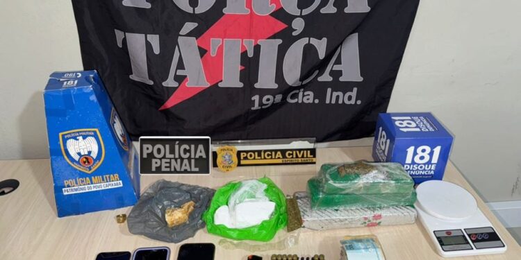 Operação Forseti: 14 presos por tráfico de drogas em Boa Esperança - Foto: PCES/PMES