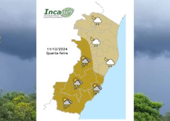 Veja com fica o tempo no ES e Colatina nesta quarta (11) - Foto: Incaper