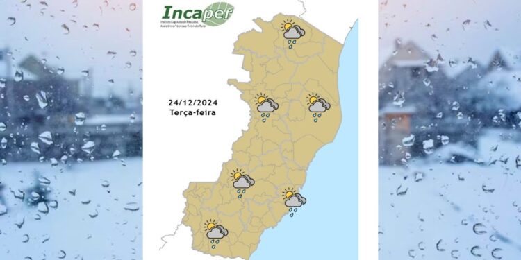 Confira como fica o tempo no ES e Colatina nesta terça-feira (24) - Foto: Incaper