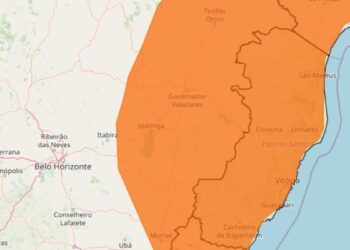 Alerta de Chuvas Intensas para o Espírito Santo e regiões próximas - Foto: Inmet