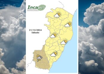 Veja com fica o tempo no ES e Colatina neste sábado (21) - Foto: Incaper