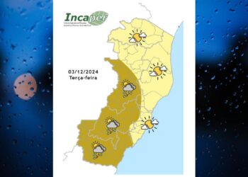 Veja como fica o tempo no ES e Colatina nesta terça-feira (03) - Foto: Incaper