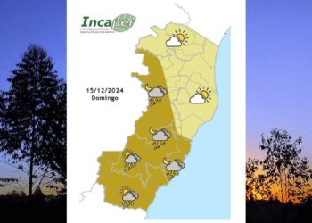 Veja como fica o tempo no ES e Colatina neste domingo (15) - Foto: Incaper