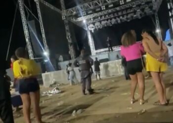 Jovem morre e duas pessoas são baleadas em tiroteio durante festa tradicional em Fundão - Foto: Reprodução