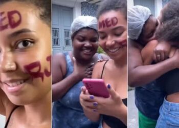 Filha de vendedora ambulante é aprovada em Medicina e viraliza nas redes sociais - Foto: Rede Social