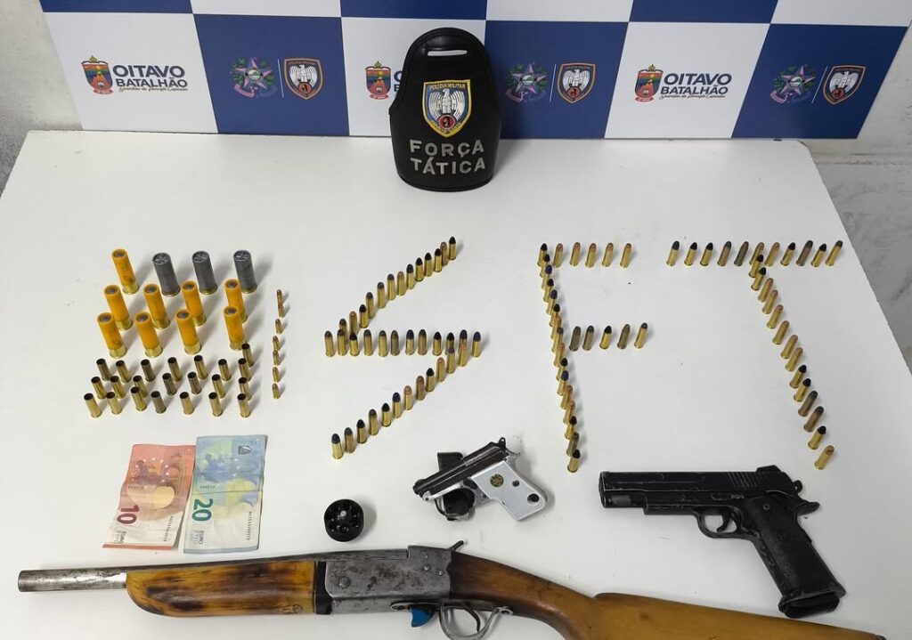 Força Tática localiza esconderijo de armas em Colatina e prende esposa de foragido - Foto: PMES
