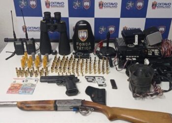 Força Tática localiza esconderijo de armas em Colatina e prende esposa de foragido - Foto: PMES