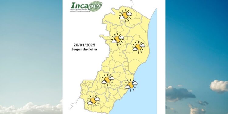 Veja previsão do tempo no ES e Colatina nesta segunda (20) - Foto: Incaper