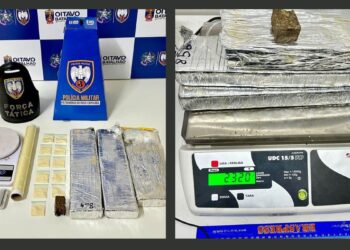 Força Tática apreende drogas e materiais para tráfico em Colatina - Foto: Reprodução