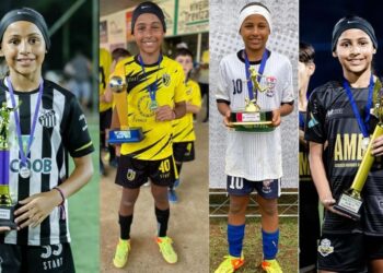 Colatinense Evellyn Cozer é campeã em torneios de futebol de base e sonha com a Seleção - Foto: Arquivo pessoal