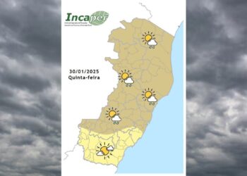 Veja como fica o tempo no ES e Colatina nesta quinta-feira (30) - Foto: Incaper