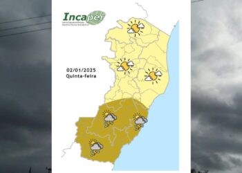 Veja como fica o tempo no ES e Colatina nesta quinta (2) - Foto: Incaper