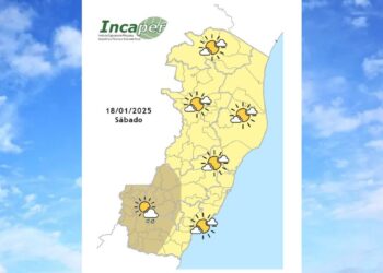 Confira previsão do tempo para o ES e Colatina neste sábado (18) - Foto: Incaper
