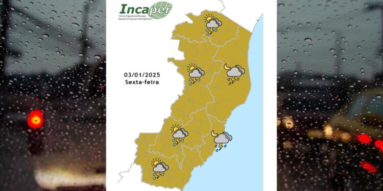 Veja como fica o tempo no ES e Colatina nesta sexta (03) - Foto: Incaper