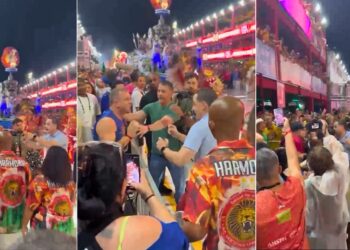 Vídeo flagra agressão ao prefeito de Vitória durante desfile de escola de samba - Foto: Montagem Colatina em Ação