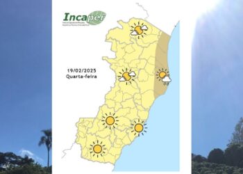 Veja como fica o tempo no ES e Colatina nesta quarta-feira (19) - Foto: Incaper