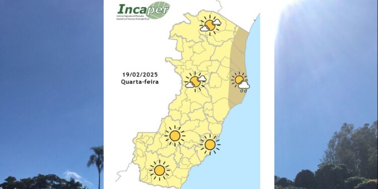 Veja como fica o tempo no ES e Colatina nesta quarta-feira (19) - Foto: Incaper