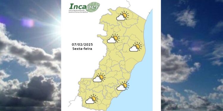 Veja previsão do tempo para o ES e Colatina nesta sexta-feira (7) - Foto: Incaper