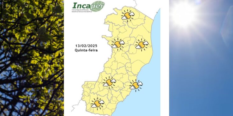 Veja previsão do tempo para o ES e Colatina nesta quinta-feira (13) - Foto: Incaper