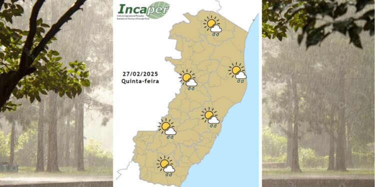 Veja previsão do tempo para o ES e Colatina nesta quinta-feira (27) - Foto: Incaper
