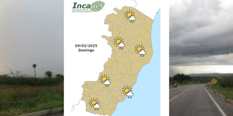 Veja previsão do tempo para o ES e Colatina neste domingo (9) - Foto: Incaper