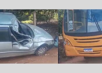 Linhares: acidente na estrada do Palhal deixa motorista ferido e crianças sem lesões - Foto: Rede Social