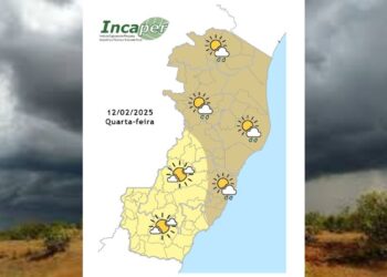 Confira previsão do tempo para o ES e Colatina nesta quarta-feira (12) - Foto: Incaper