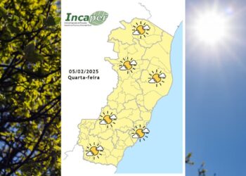 Veja como fica o tempo no ES e Colatina nesta quarta-feira (5) - Foto: Incaper