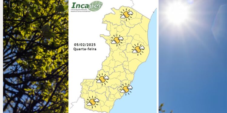 Veja como fica o tempo no ES e Colatina nesta quarta-feira (5) - Foto: Incaper
