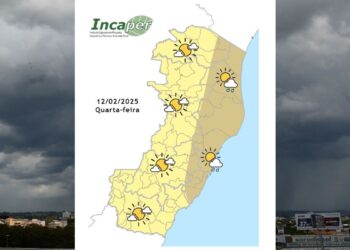 Previsão do tempo para o ES e Colatina nesta terça-feira (11)