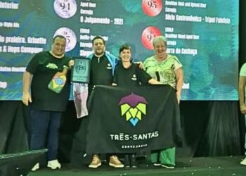 Cervejaria Três Santas, de Santa Teresa (ES), conquista 4º lugar no Concurso Brasileiro de Cervejas 2025 - Foto: Reprodução