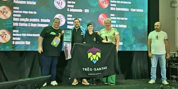 Cervejaria Três Santas, de Santa Teresa (ES), conquista 4º lugar no Concurso Brasileiro de Cervejas 2025 - Foto: Reprodução
